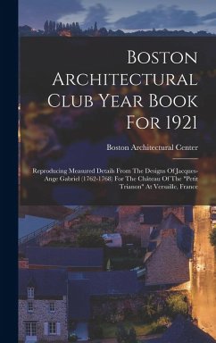 Cover Boston Architectural Club Year Book For 1921