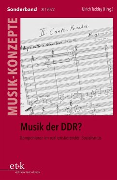 Cover MUSIK-KONZEPTE Sonderband - Musik der DDR? (eBook, PDF)