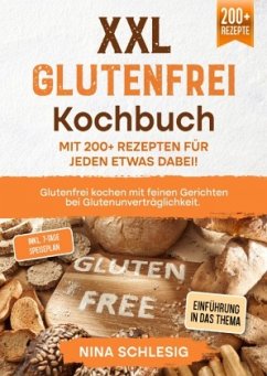Cover XXL Glutenfrei Kochbuch - Mit 200+ Rezepten für jeden etwas dabei!
