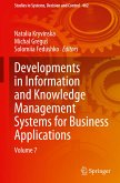 Developments in Information and Knowledge Management Systems for Business Applications