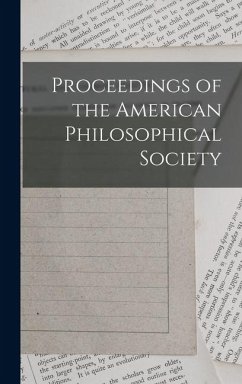 Cover Proceedings of the American Philosophical Society