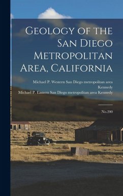Cover Geology of the San Diego Metropolitan Area, California: No.200