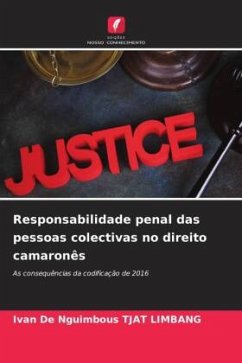 Responsabilidade penal das pessoas colectivas no direito camaronês - TJAT LIMBANG, Ivan De Nguimbous