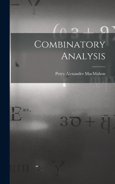 Combinatory Analysis Combinatory Analysis