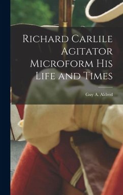 Cover Richard Carlile Agitator Microform his Life and Times