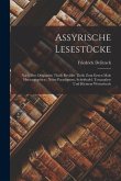Assyrische Lesestücke: Nach Den Originalen Theils Revidirt Theils Zum Ersten Male Herausgegeben: Nebst Paradigmen, Schrifttafel, Textanalyse
