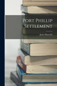 Cover Port Phillip Settlement