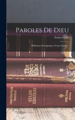 Cover Paroles De Dieu: Réflexions Sur Quelques Textes Sacrés...
