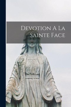 Cover Devotion A La Sainte Face