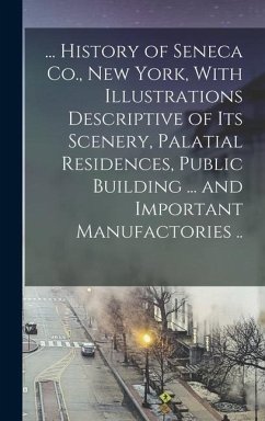 ... History of Seneca Co., New York, With Illustrations Descriptive of its Scenery, Palatial Residences, Public Building ... and Important Manufactori - Anonymous