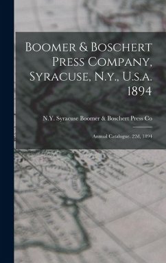 Cover Boomer & Boschert Press Company, Syracuse, N.y., U.s.a. 1894