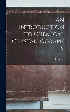 Cover An Introduction to Chemical Crystallography