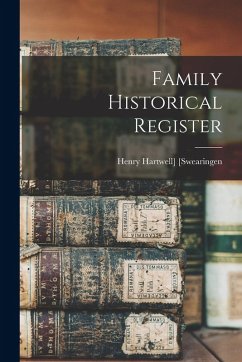 Cover Family Historical Register