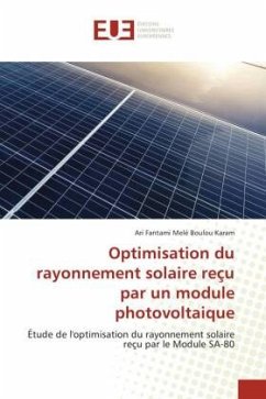 Optimisation du rayonnement solaire reçu par un module photovoltaique - Melé Boulou Karam, Ari Fantami