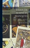 Essais De Sciences Mandites; Volume 3