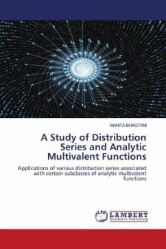 A Study of Distribution Series and Analytic Multivalent Functions - BHAGTANI, MANITA