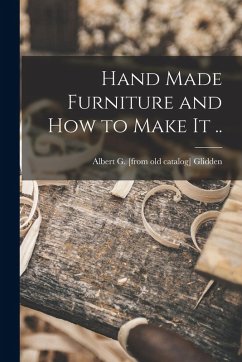Cover Hand Made Furniture and how to Make it ..
