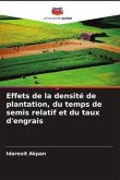 Effets de la densité de plantation, du temps de semis relatif et du taux d'engrais