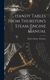 Handy Tables From Thurston's Steam-Engine Manual