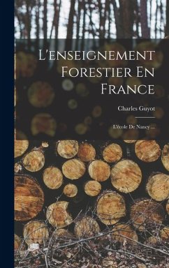 Cover L'enseignement Forestier En France