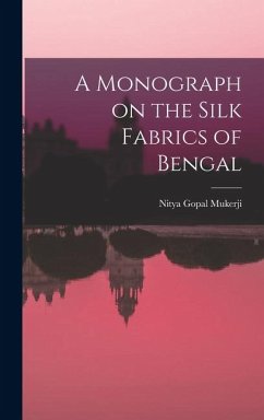 Cover A Monograph on the Silk Fabrics of Bengal
