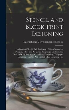 Stencil and Block-Print Designing; Leather- and Metal-Work Designing; China-Decoration Designing; Tile and Parquetry Designing; Linoleum and Oilcloth