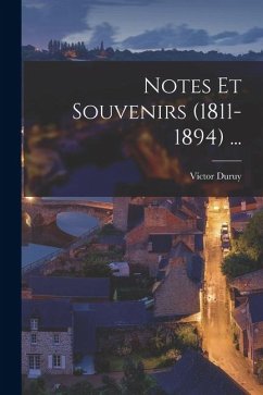 Cover Notes Et Souvenirs (1811-1894) ...