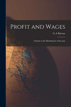 Cover Profit and Wages; A Study in the Distribution of Income