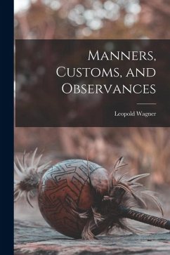 Cover Manners, Customs, and Observances