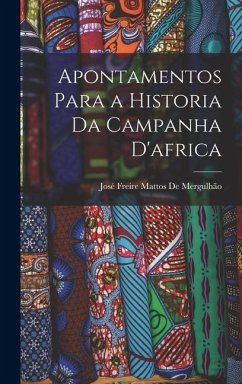 Cover Apontamentos Para a Historia Da Campanha D'africa