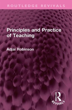 Cover Principles and Practice of Teaching (eBook, ePUB)
