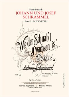 Die Kompositionen der Brüder Johann und Josef Schrammel / Band 2: Die Walzer, m. 2 Audio-CD / Die Kompositionen der Brüder Johann und Josef Schrammel 2 - Deutsch, Walter