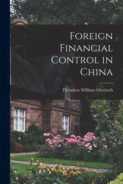 Cover Foreign Financial Control in China