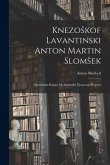 Knezoskof Lavantinski Anton Martin Slomsek: Spominska Knjiga Ob Stoletaici Njegovega Rojstva
