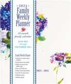 2024 Hydrangeas Family Weekly Planner