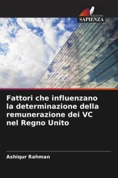 Fattori che influenzano la determinazione della remunerazione dei VC nel Regno Unito - Rahman, Ashiqur