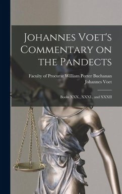 Cover Johannes Voet's Commentary on the Pandects