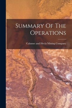Cover Summary Of The Operations