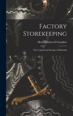 Cover Factory Storekeeping: The Control and Storage of Materials