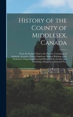 History of the County of Middlesex, Canada - Anonymous