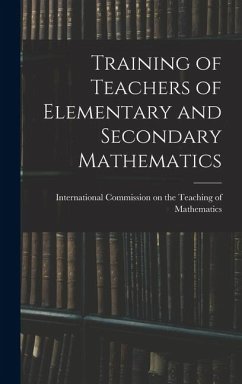 Training of Teachers of Elementary and Secondary Mathematics - Commission on the Teaching of Mathema