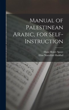Cover Manual of Palestinean Arabic, for Self-instruction