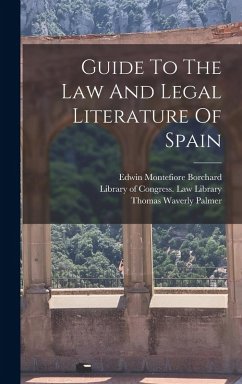 Cover Guide To The Law And Legal Literature Of Spain