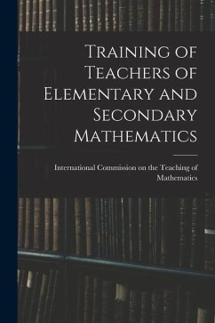 Training of Teachers of Elementary and Secondary Mathematics - Commission on the Teaching of Mathema