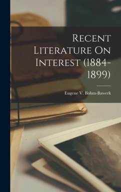 Cover Recent Literature On Interest (1884-1899)