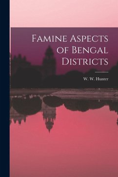 Cover Famine Aspects of Bengal Districts