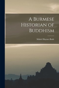 Cover A Burmese Historian of Buddhism
