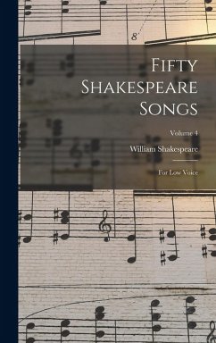 Cover Fifty Shakespeare Songs: For Low Voice; Volume 4