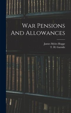 War Pensions And Allowances - Hogge, James Myles