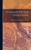Summary Of The Operations